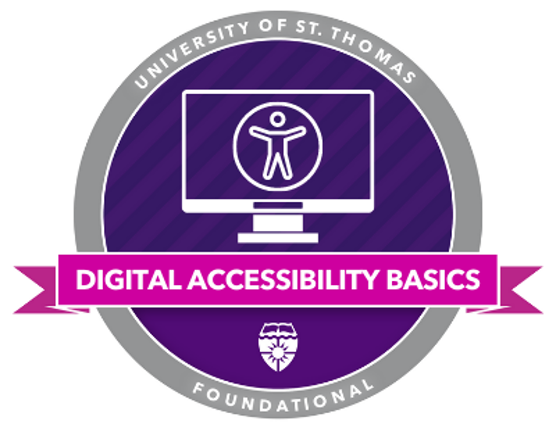 Digital Accessibility Basics Badge